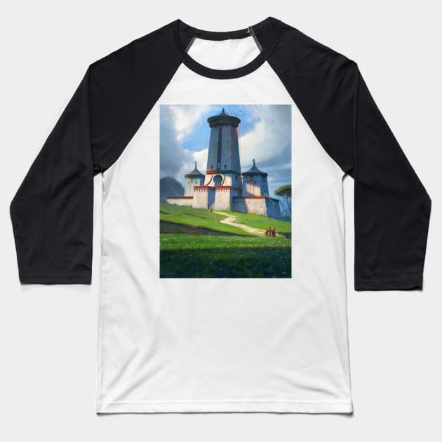 tower of peace Baseball T-Shirt by rajandp